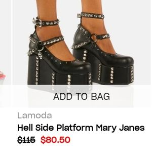 Killstar Studded Platforms NWB